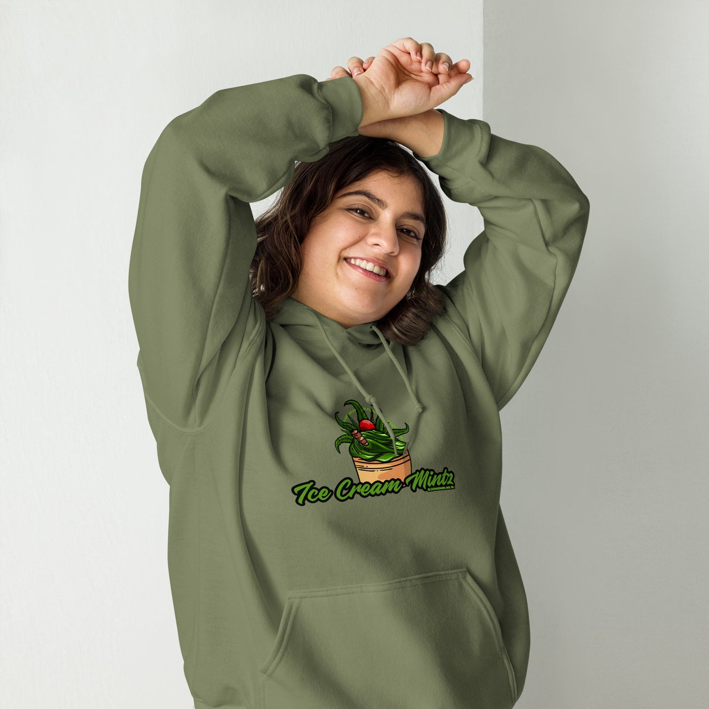 Ice Cream Mintz Strain Hoodie