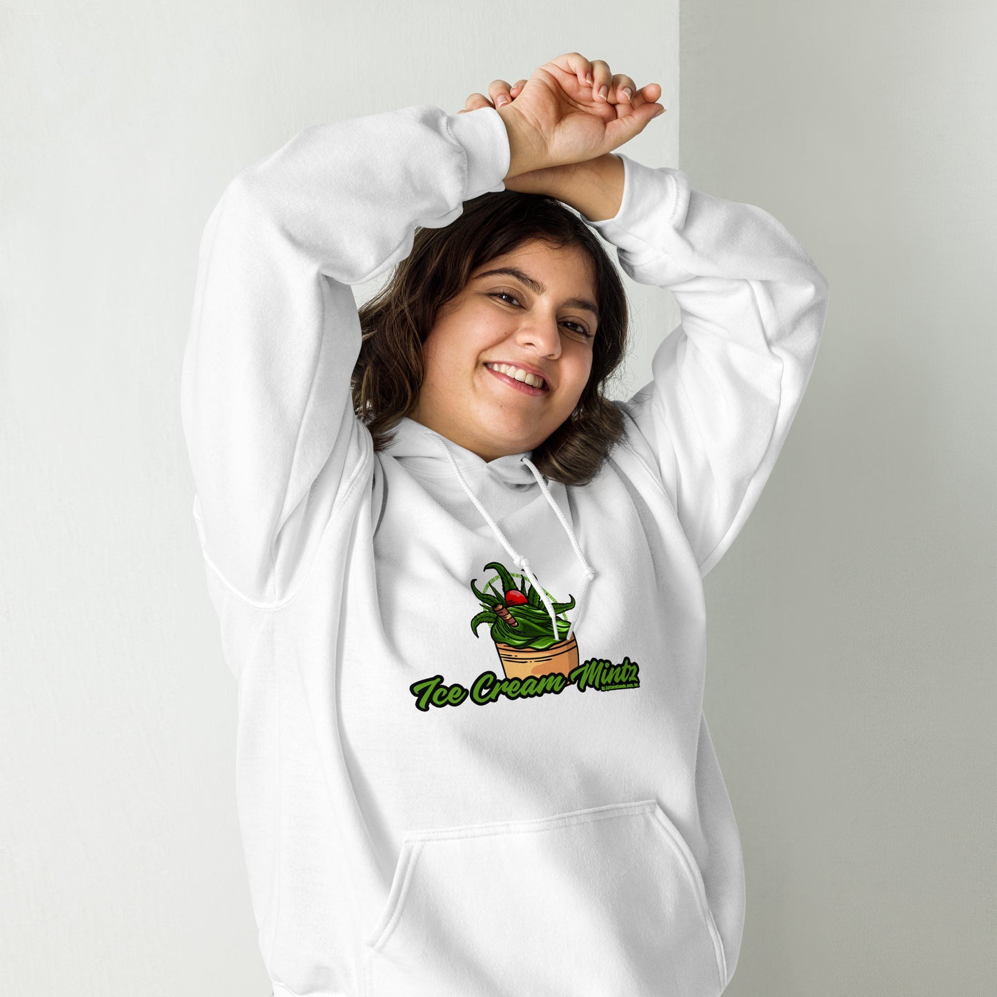 Ice Cream Mintz Strain Hoodie