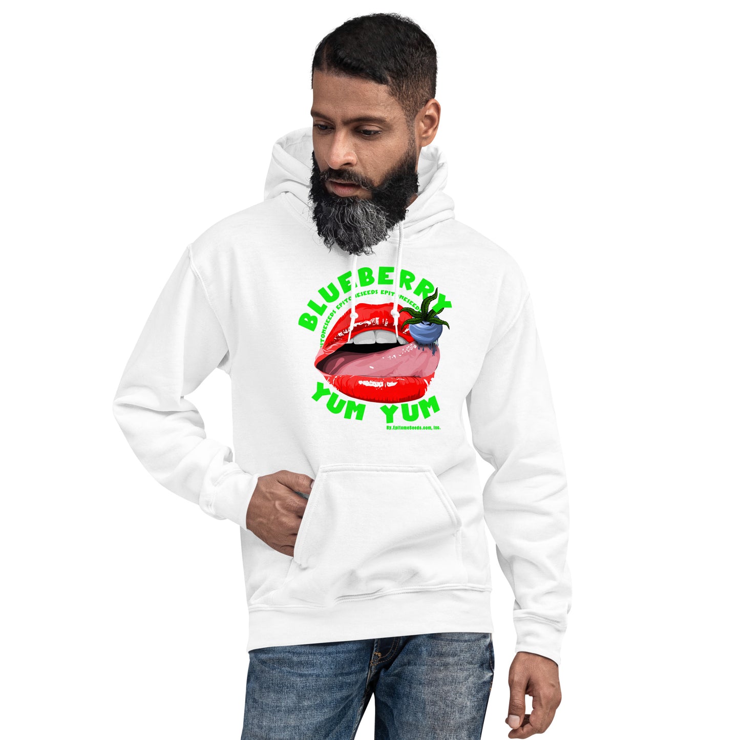 Blueberry Yum Yum Strain Hoodie