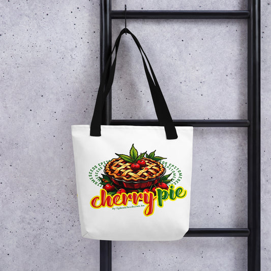 Cherry Pie Strain Tote bag