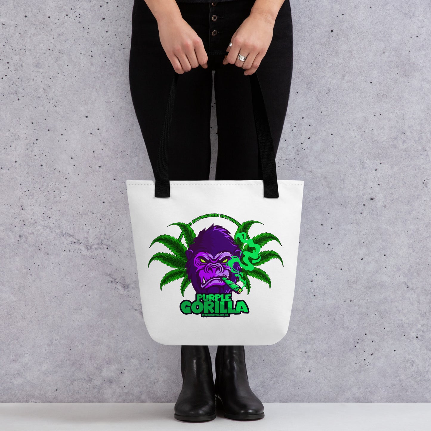 Purple Gorilla Strain Tote bag