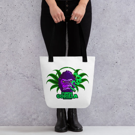 Purple Gorilla Strain Tote bag