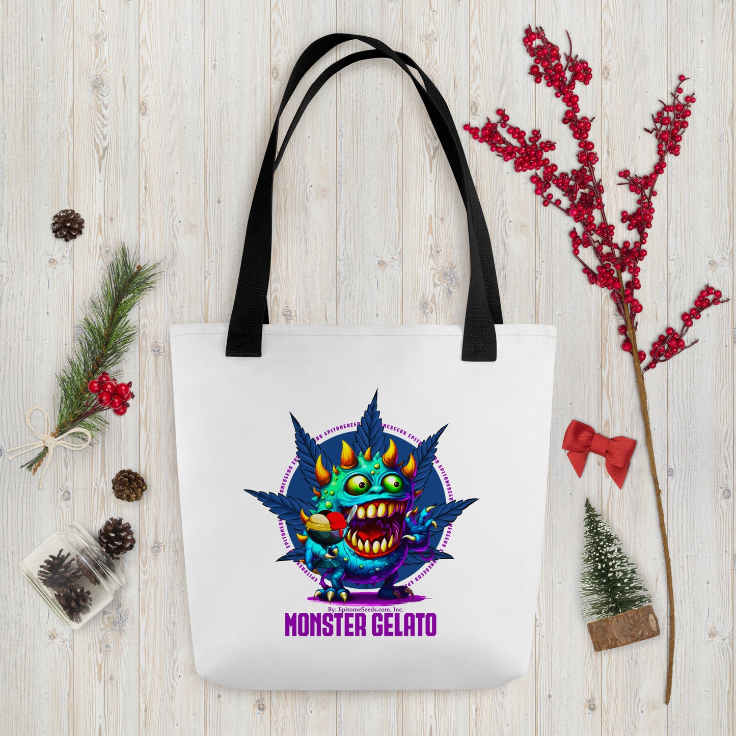 Monster Gelato Strain Tote bag