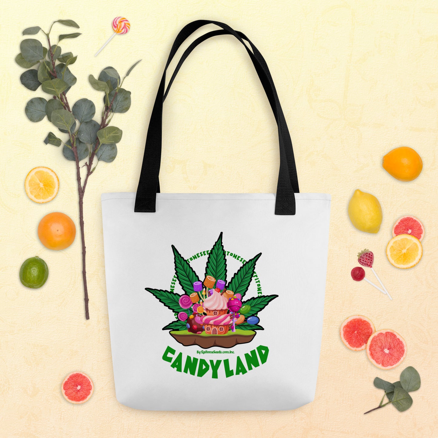 Candyland Strain Tote bag