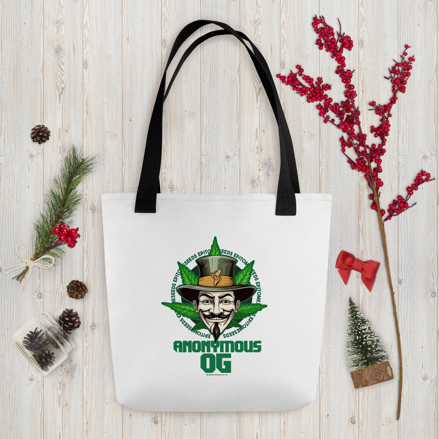 Anonymous OG Strain Tote bag