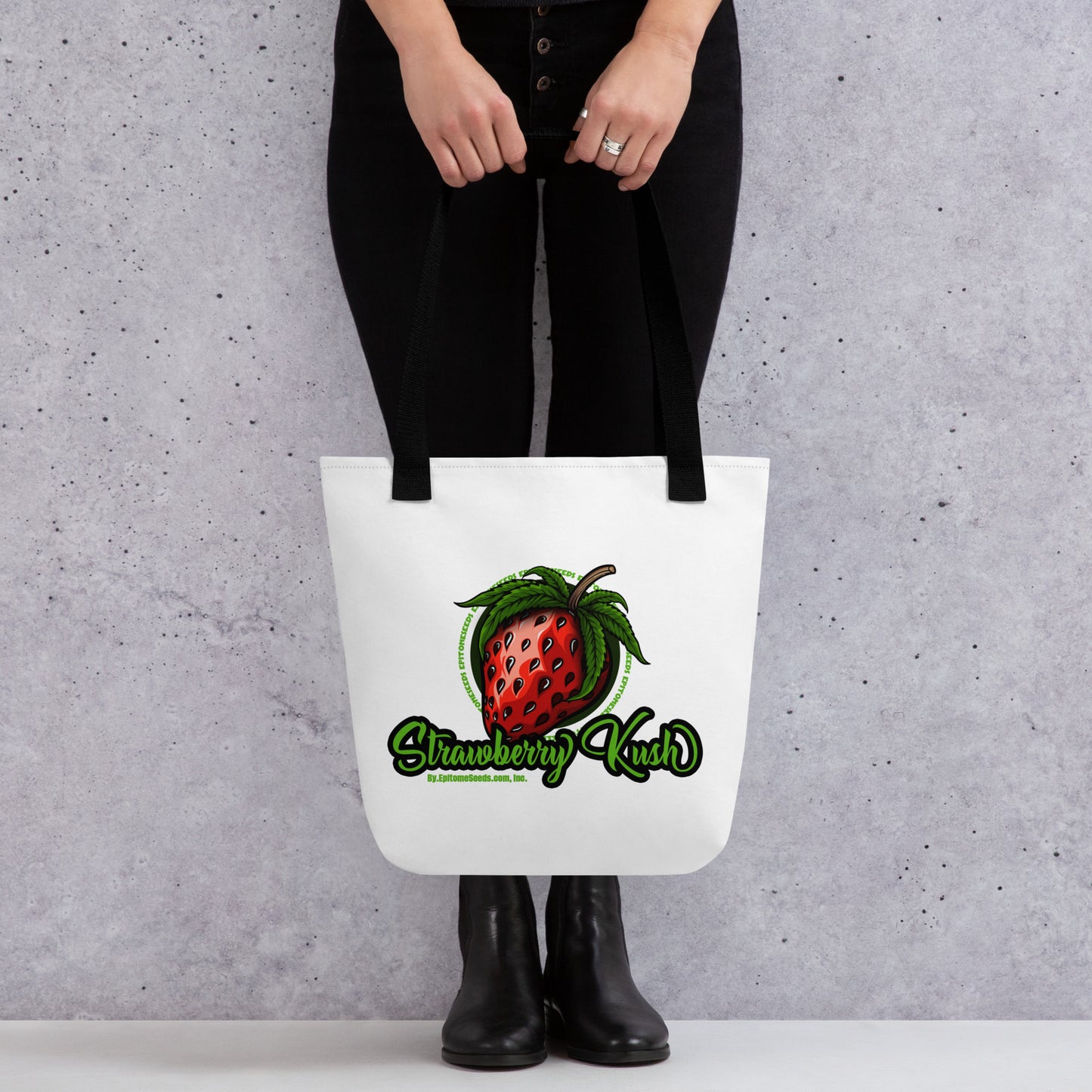 Strawberry Kush Strain Tote bag