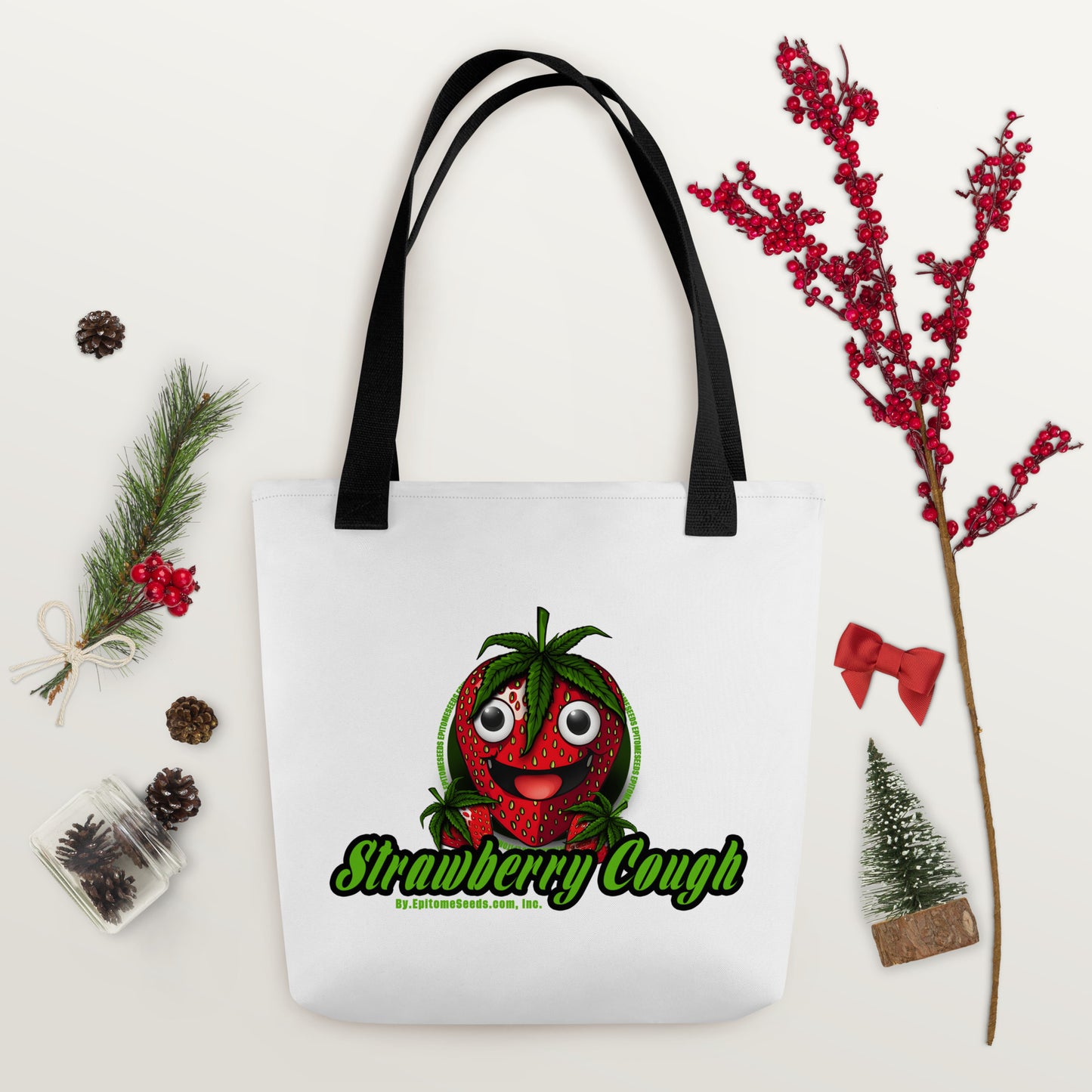 Strawberry Cough Strain Tote bag