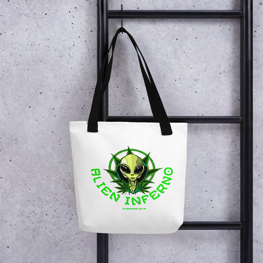 Alien Inferno Strain Tote bag