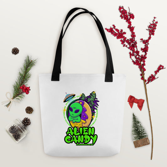 Alien Candy Strain Tote bag