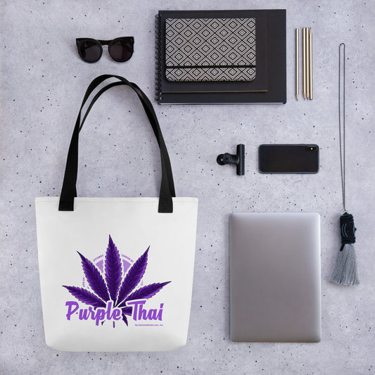 Purple Thai Strain Tote bag