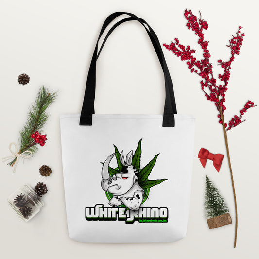 White Rhino Strain Tote bag