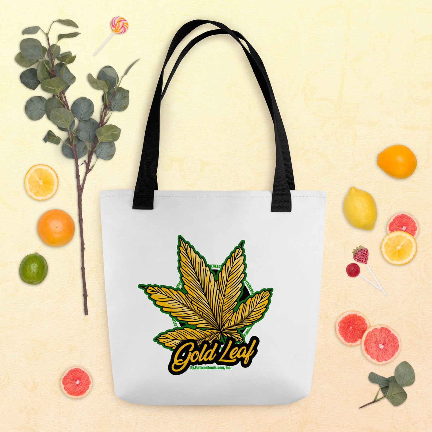 Gold Leaf Strain Tote bag