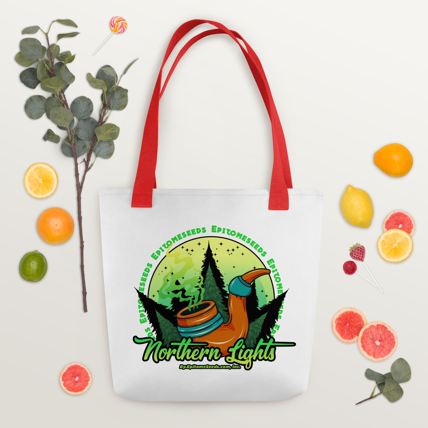 Northern Lights Strain Tote bag