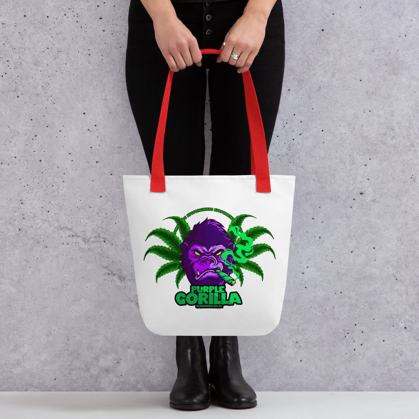 Purple Gorilla Strain Tote bag