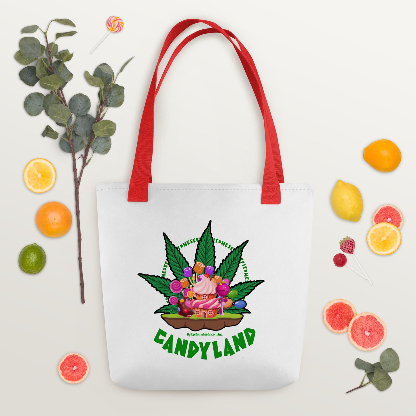 Candyland Strain Tote bag