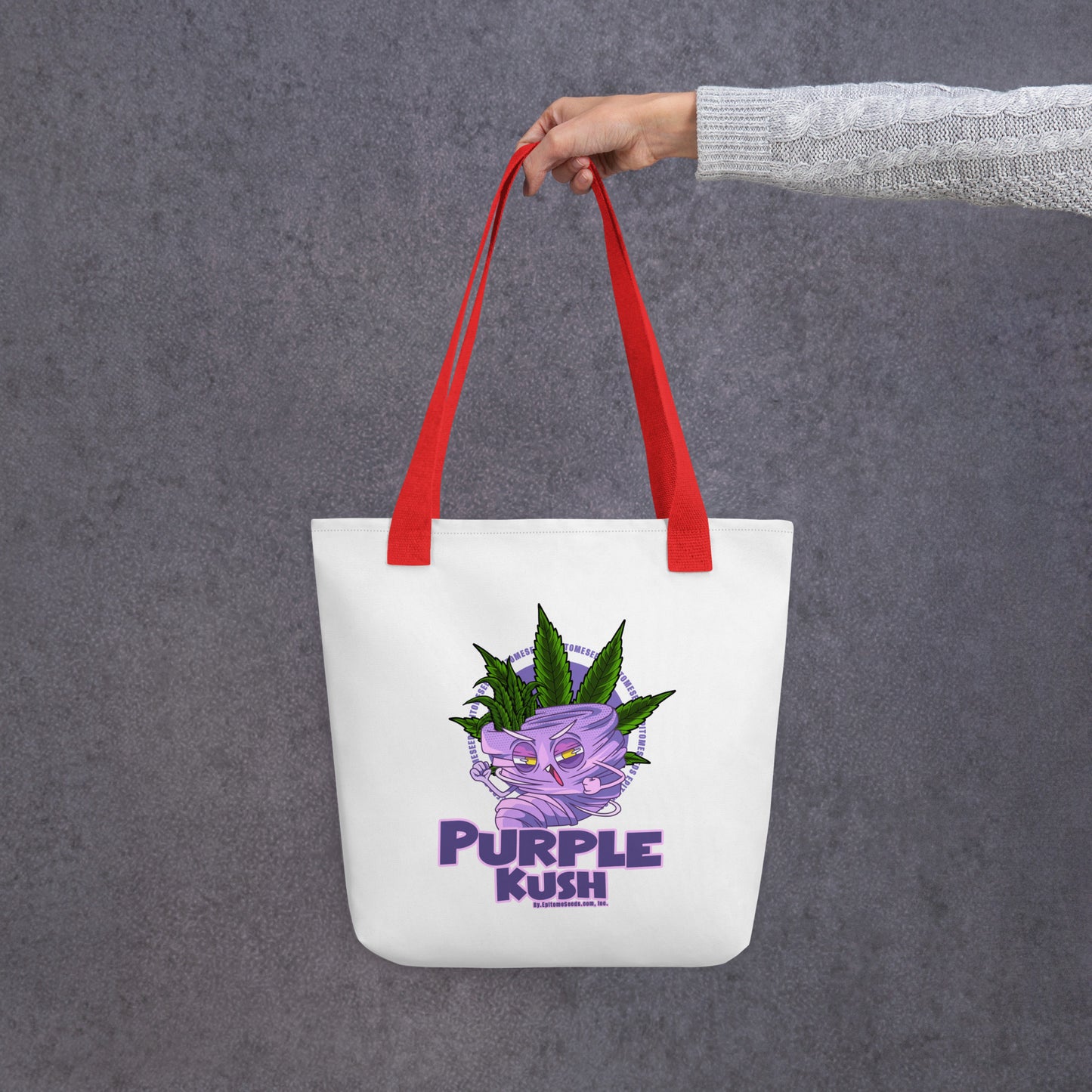 Purple Kush Strain Tote bag