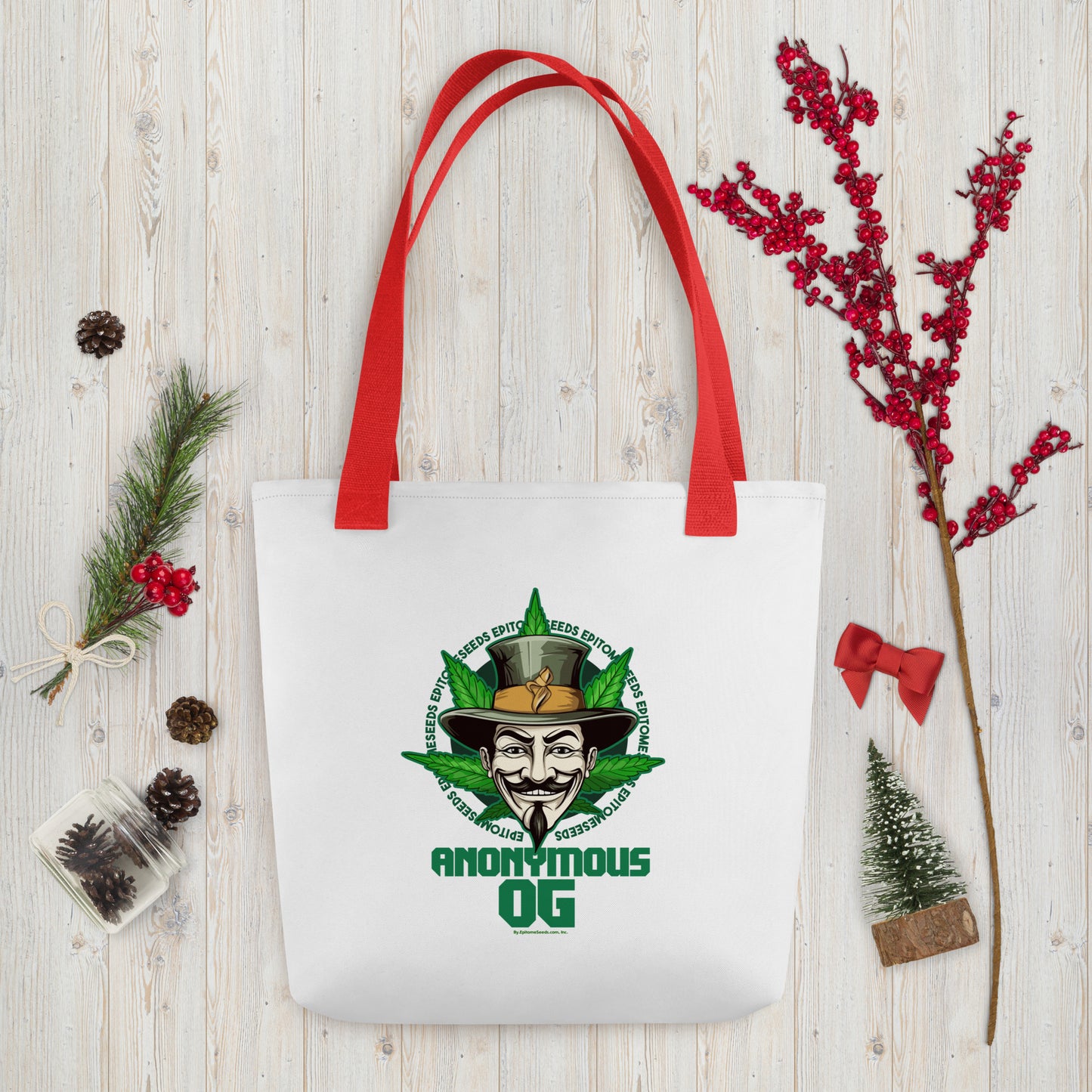 Anonymous OG Strain Tote bag