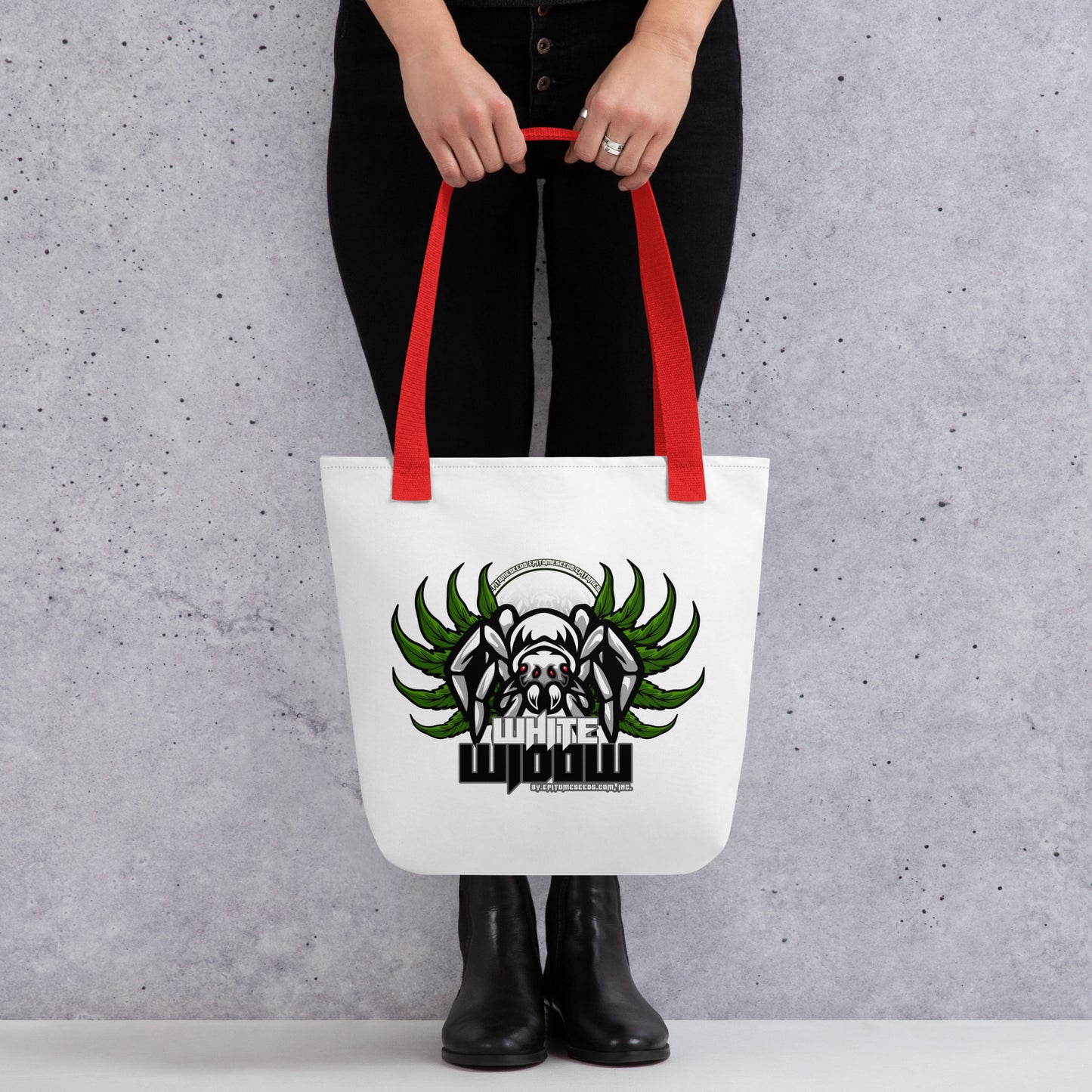 White Widow Strain Tote bag