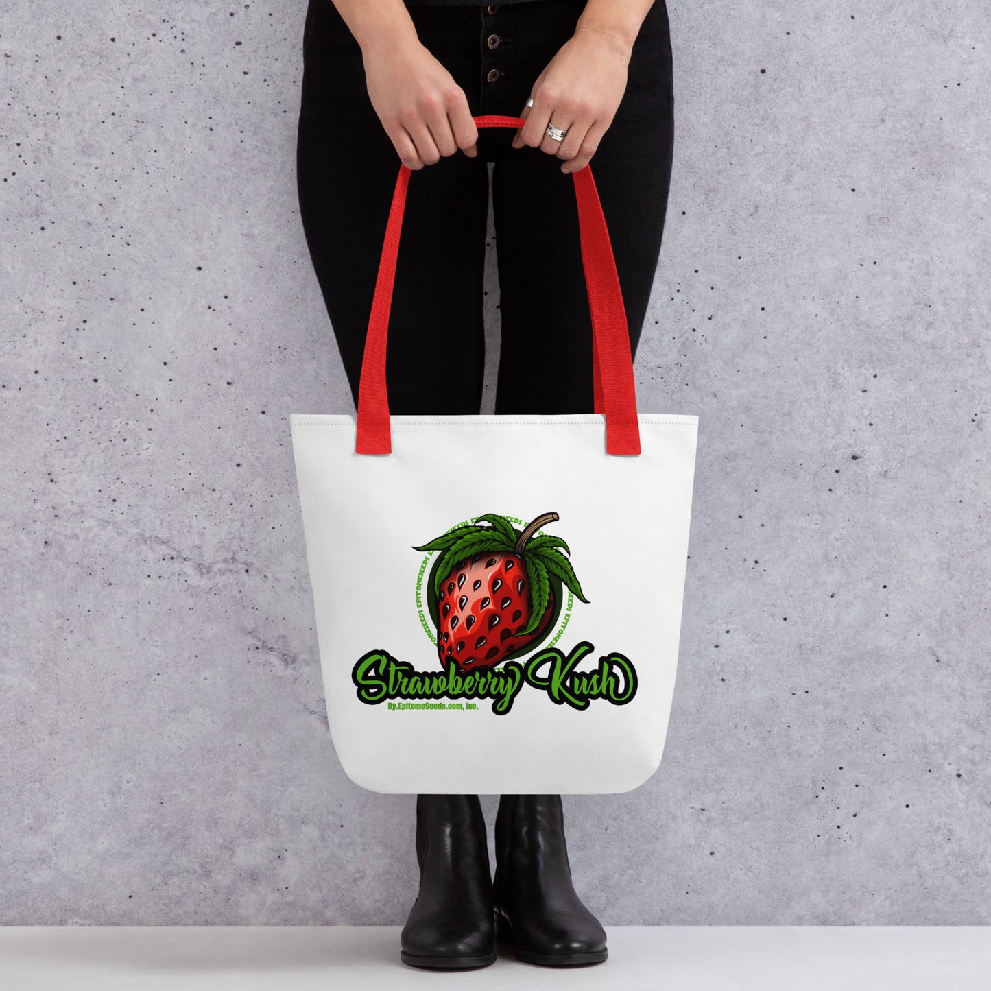 Strawberry Kush Strain Tote bag