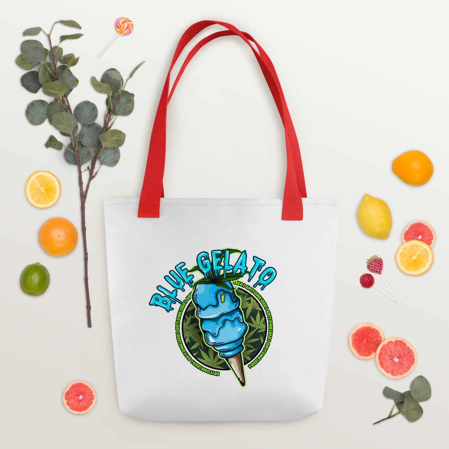 Blue Gelato Strain Tote bag