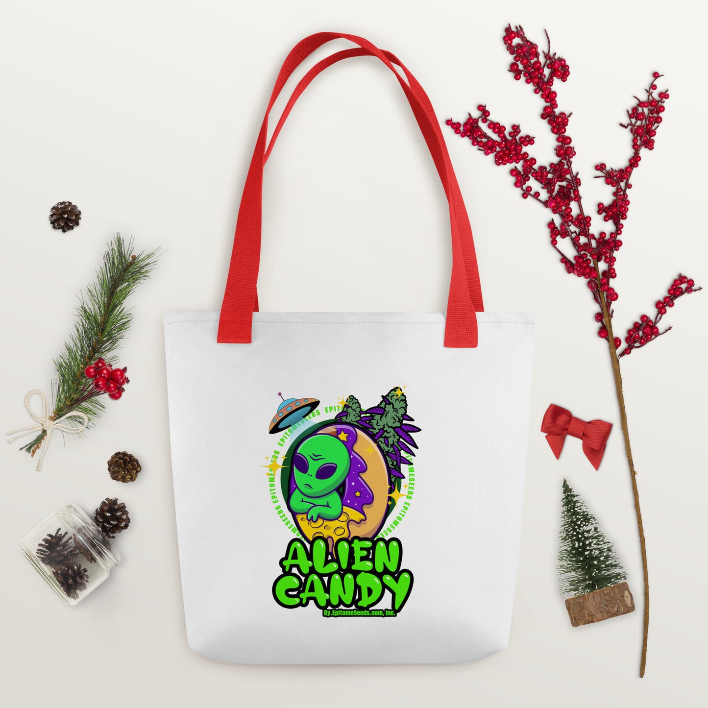 Alien Candy Strain Tote bag