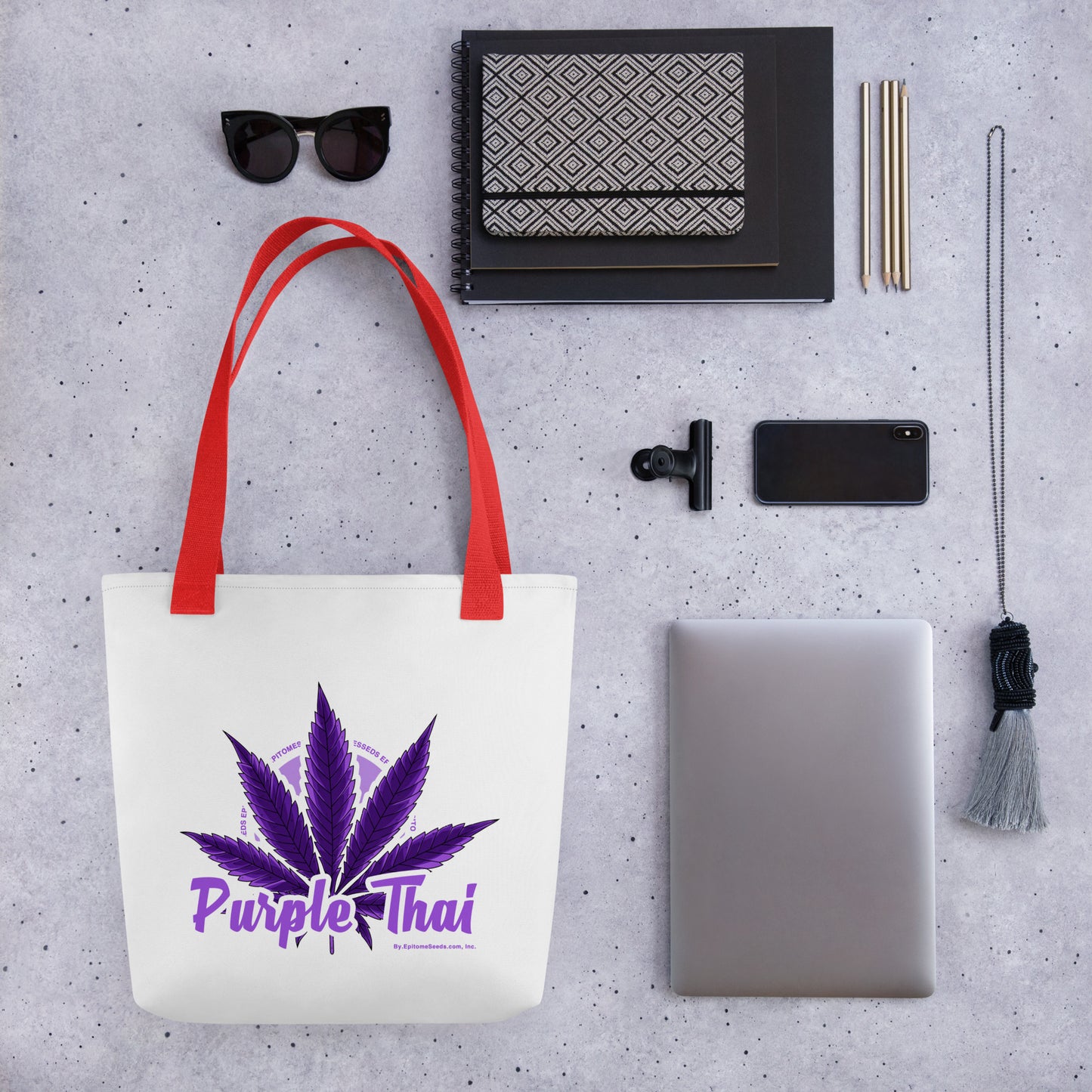 Purple Thai Strain Tote bag