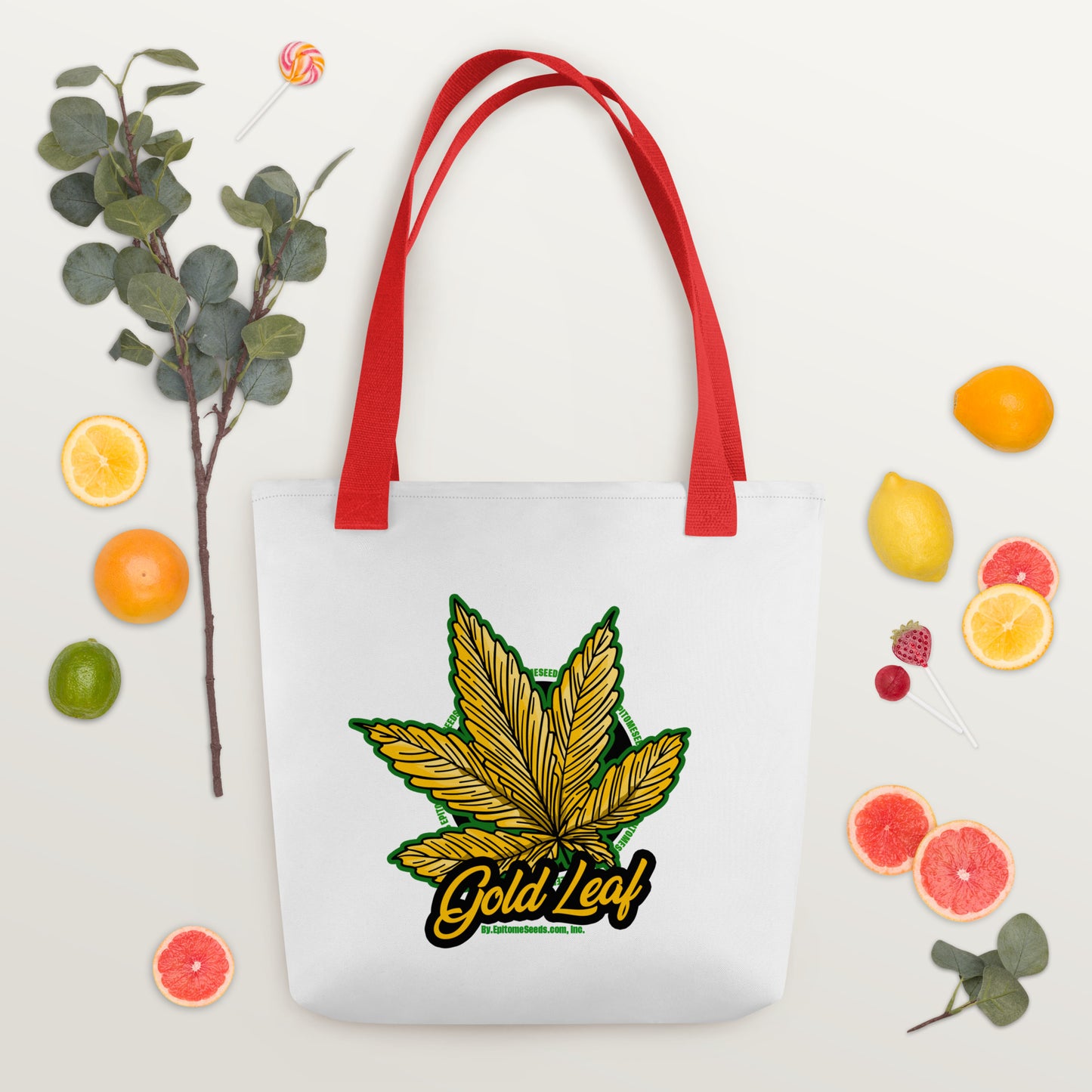 Gold Leaf Strain Tote bag