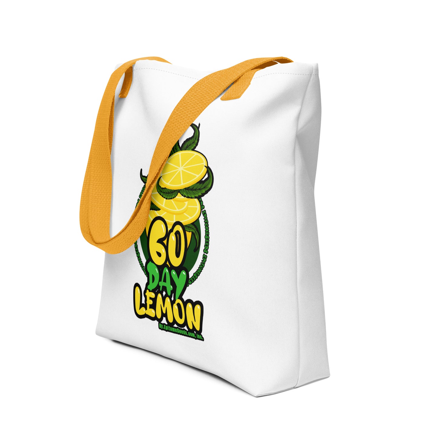 60 Day Lemon Strain Tote bag