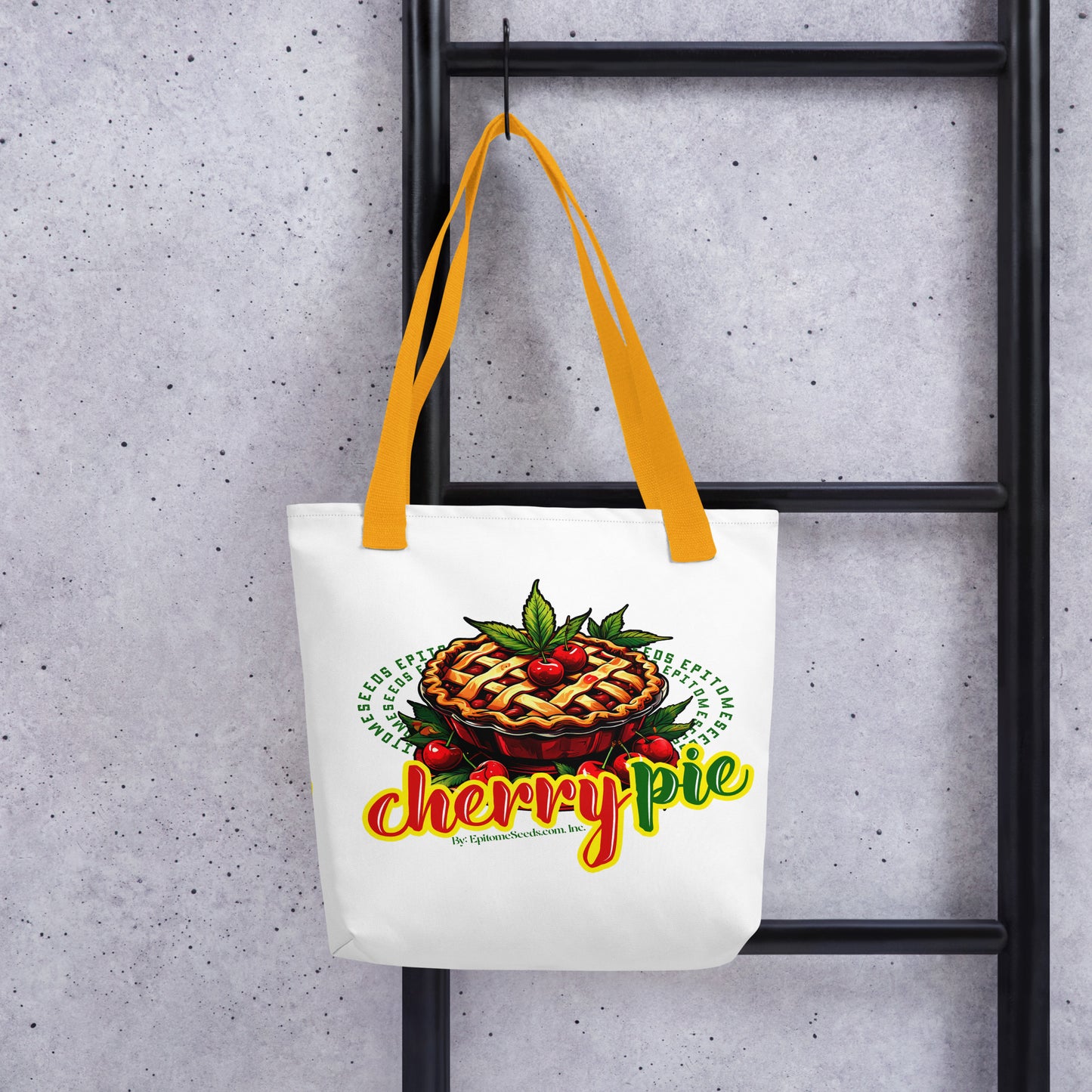 Cherry Pie Strain Tote bag