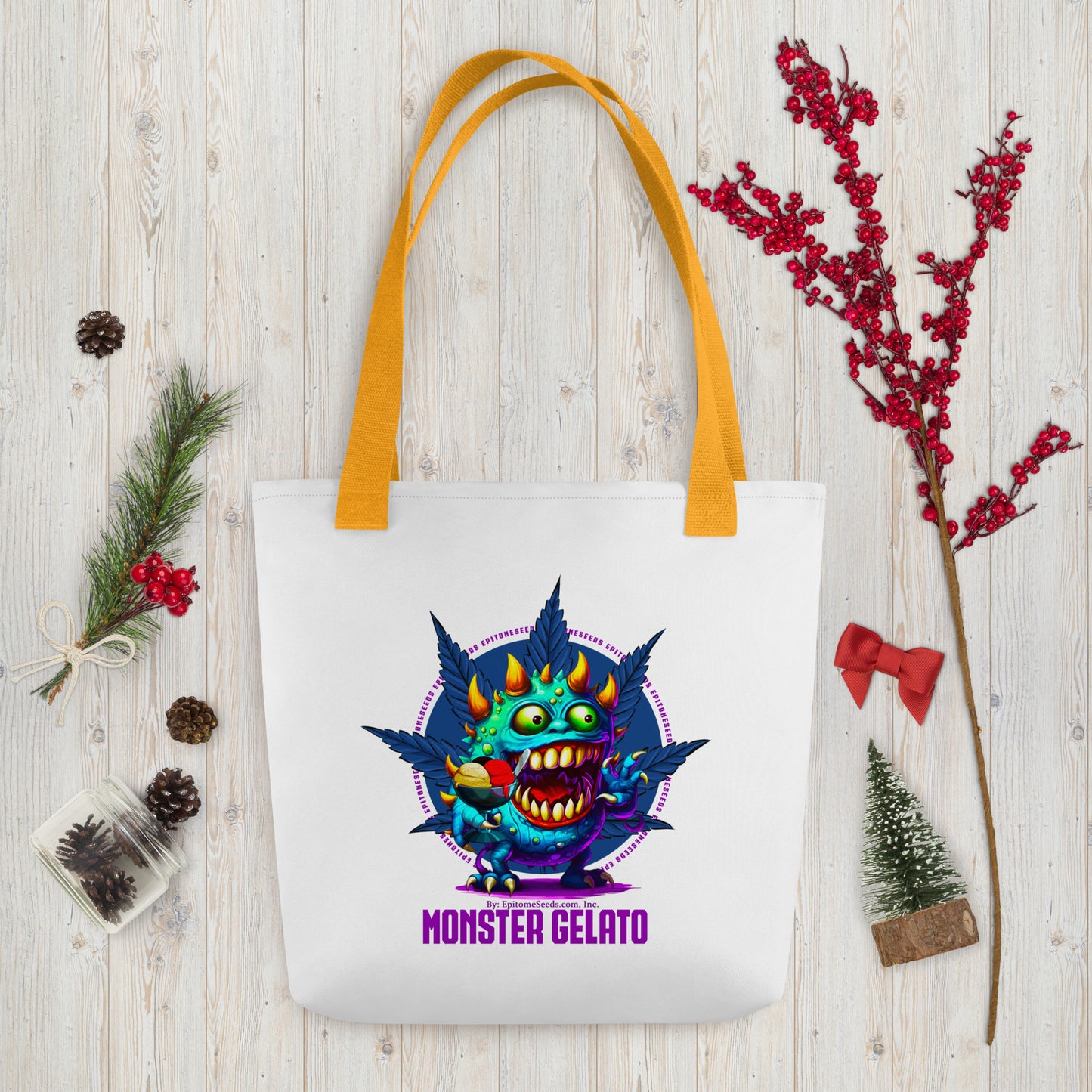 Monster Gelato Strain Tote bag