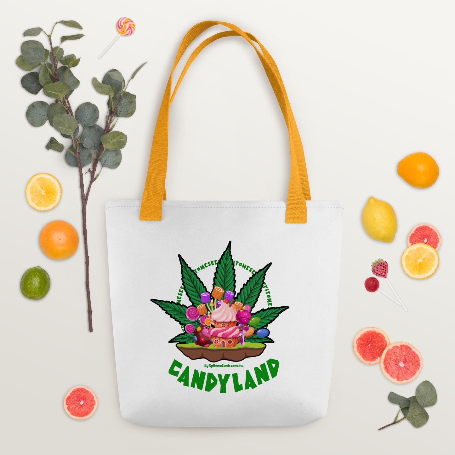 Candyland Strain Tote bag