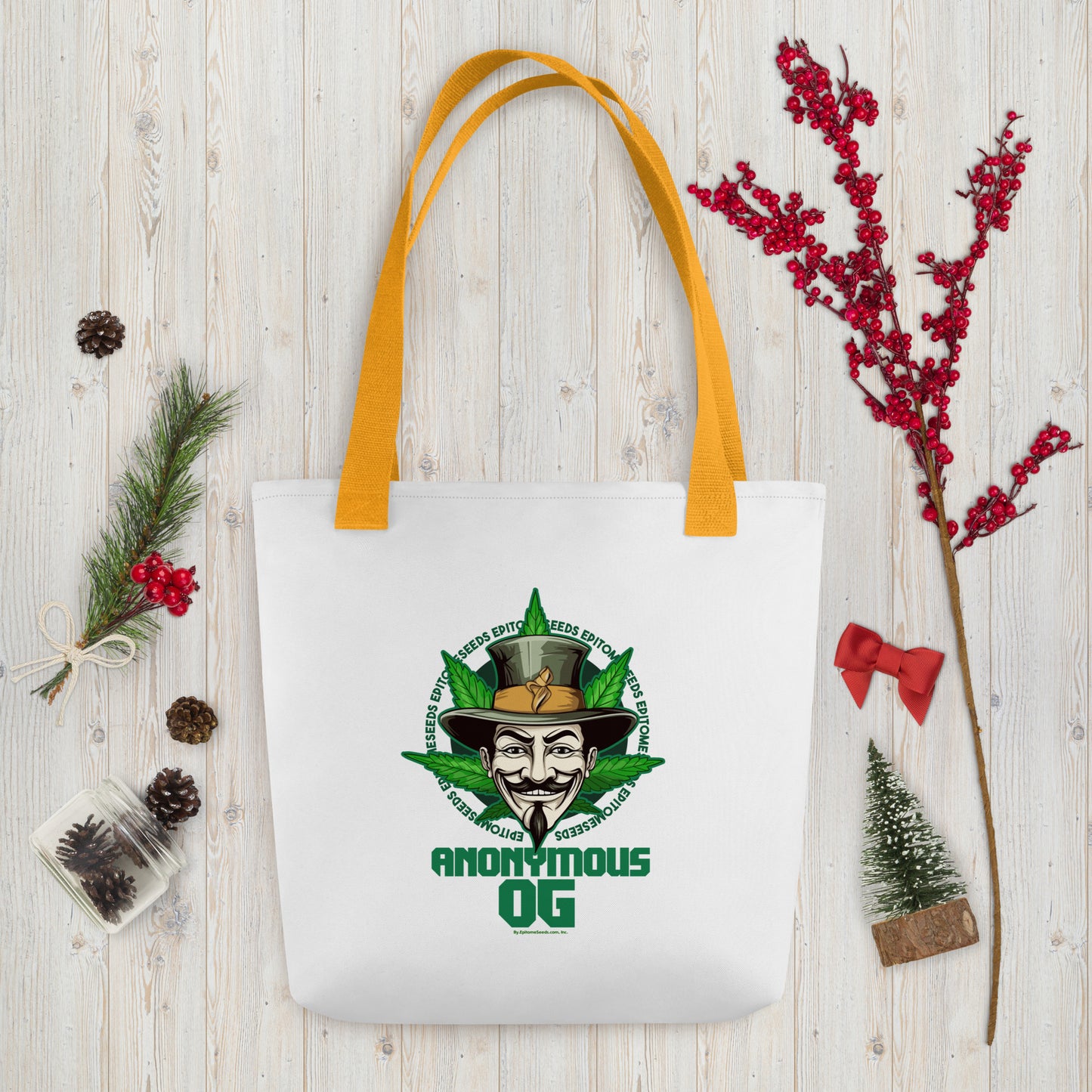 Anonymous OG Strain Tote bag