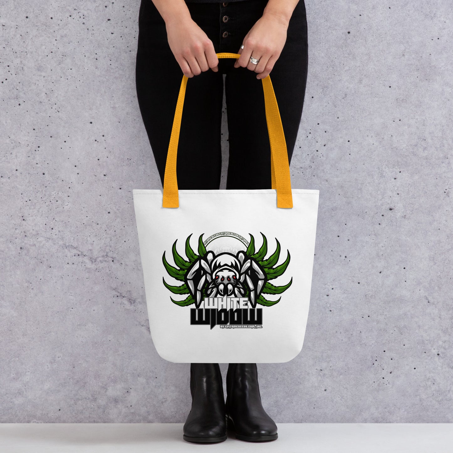 White Widow Strain Tote bag