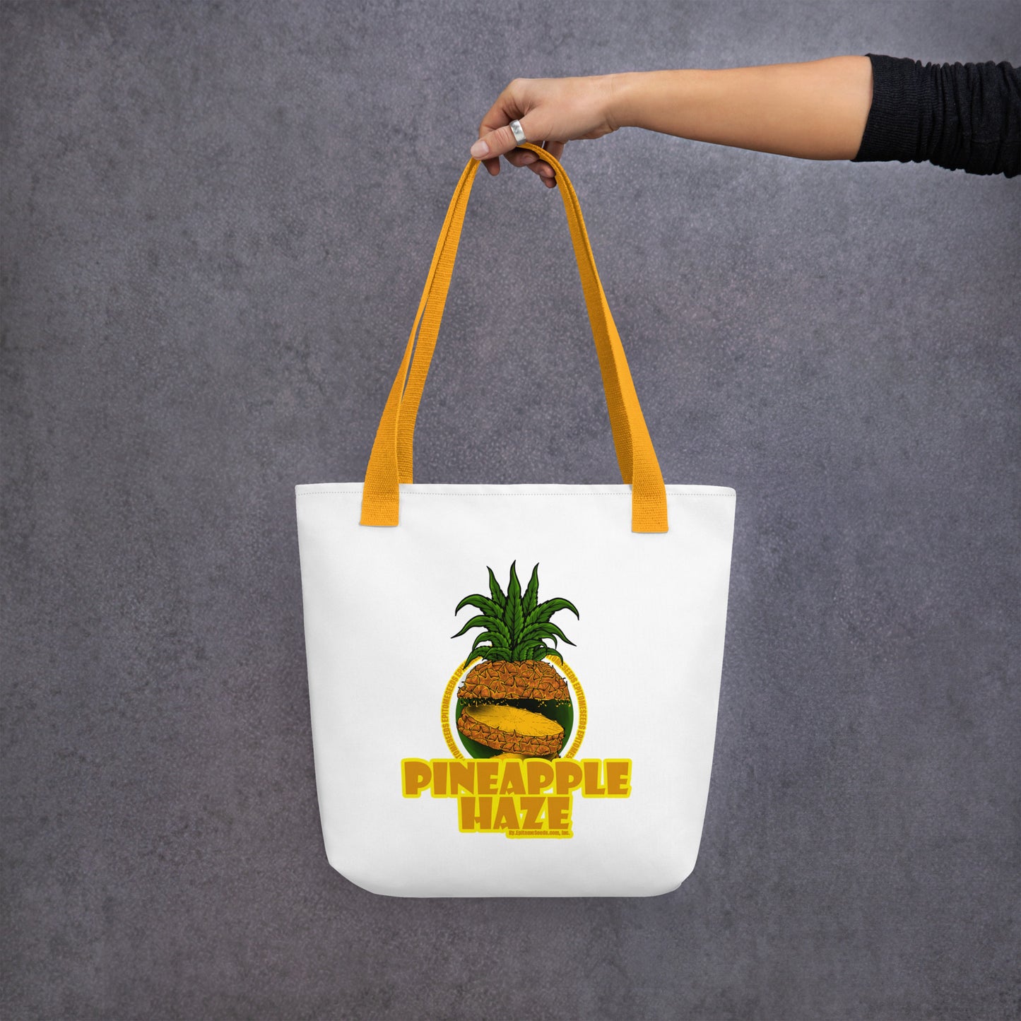 Pineapple Haze Strain Tote bag