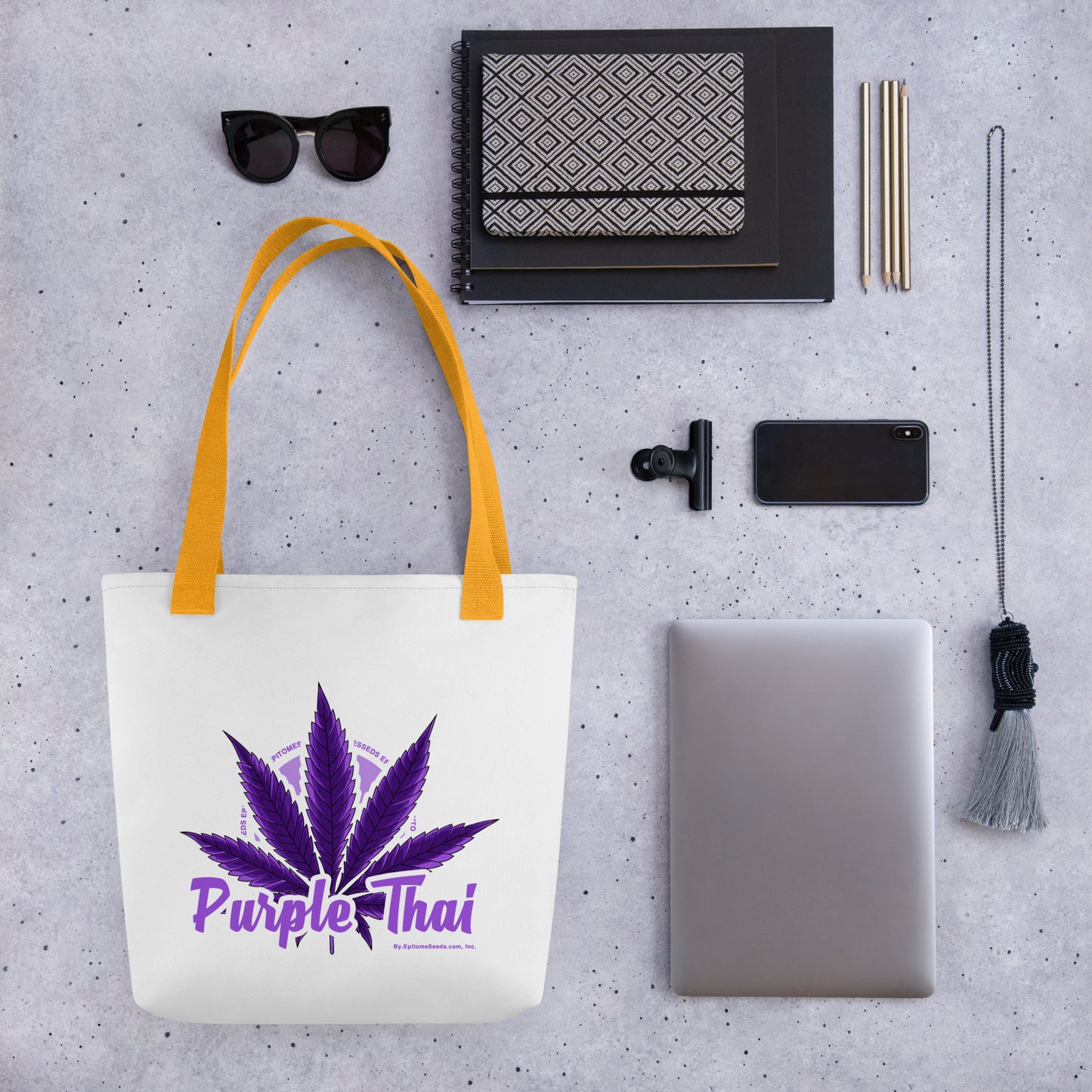 Purple Thai Strain Tote bag