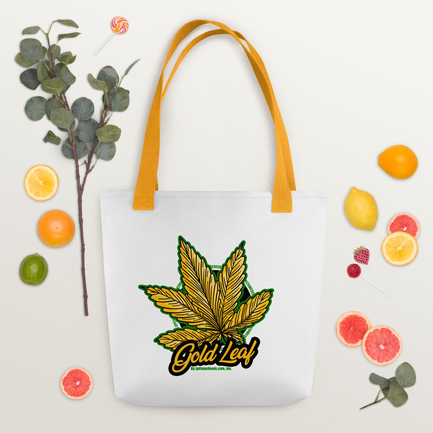 Gold Leaf Strain Tote bag