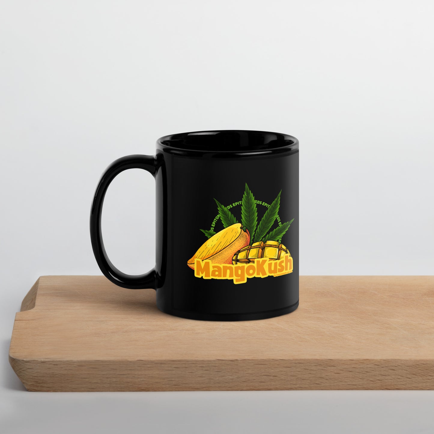 Mango Kush Strain Black Mug