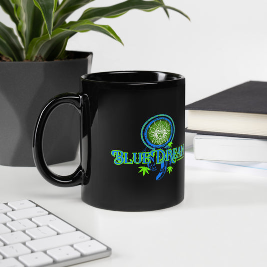 Blue Dream Strain Black Mug