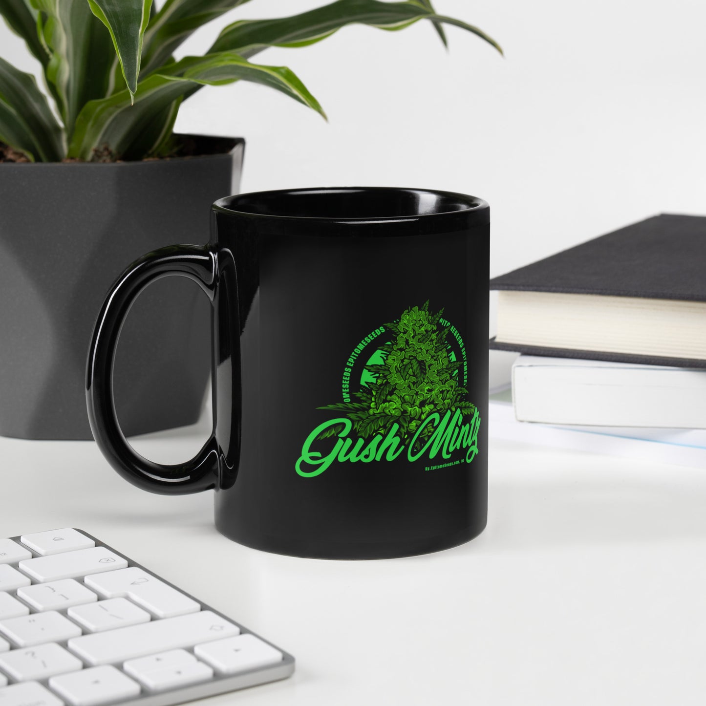 Gush Mintz Strain Black Mug