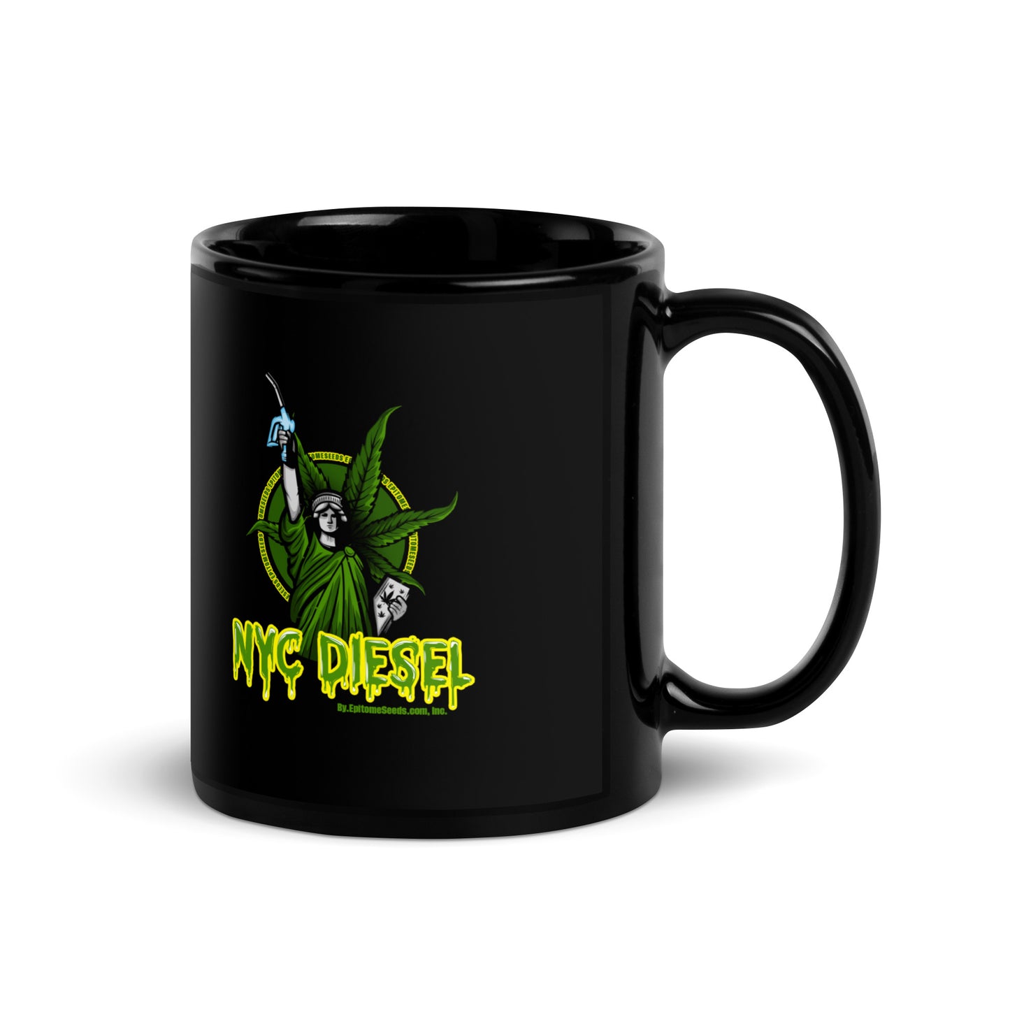 NYC Diesel Strain Glossy Mug