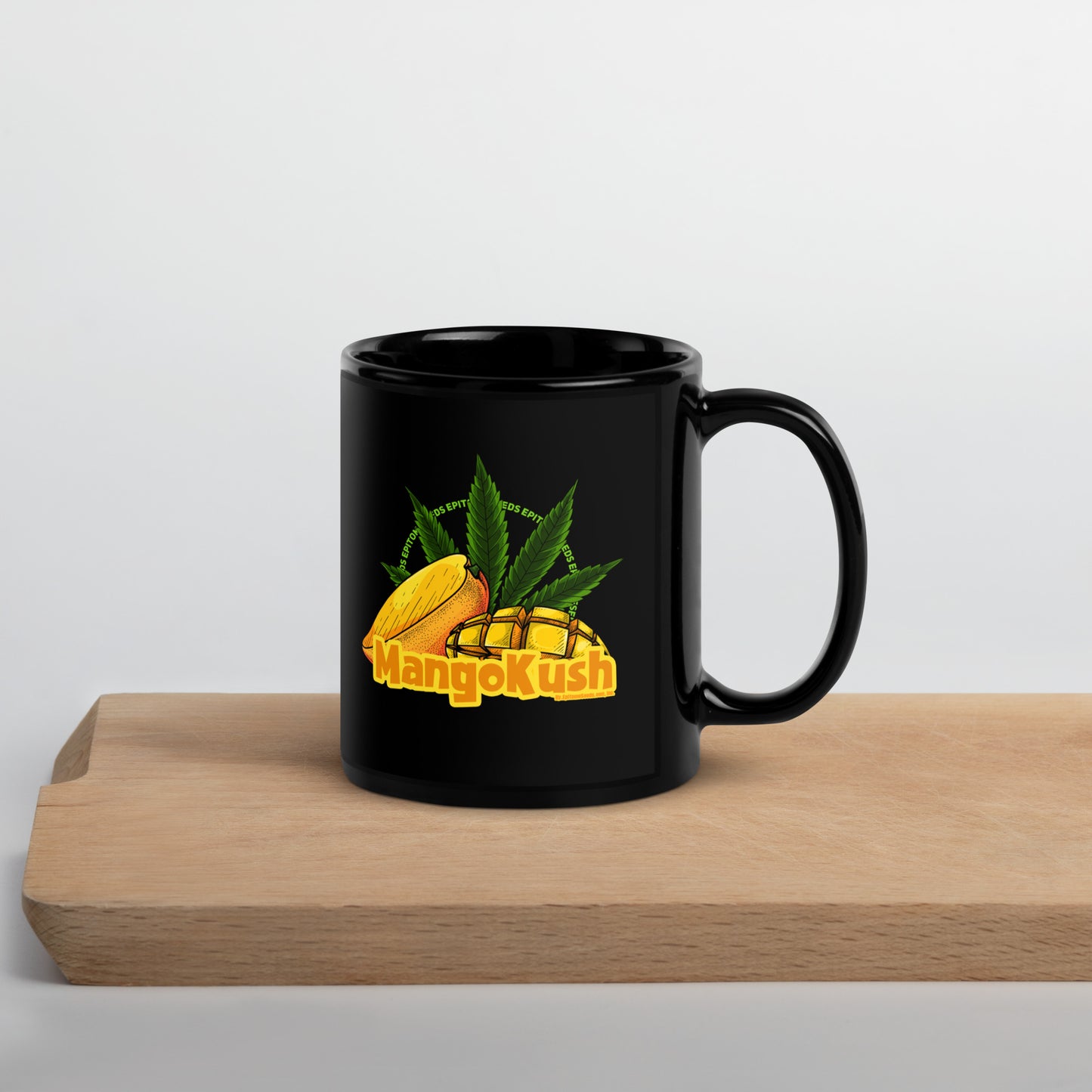 Mango Kush Strain Black Mug