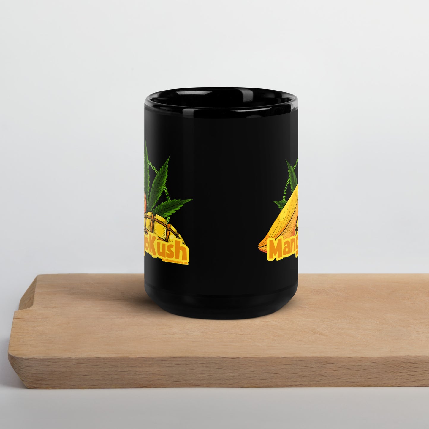 Mango Kush Strain Black Mug