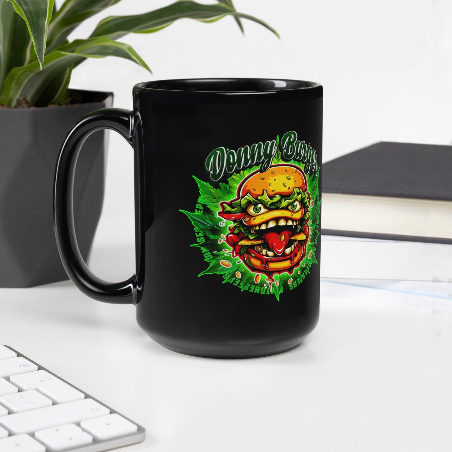 Donny Burger Strain Black Mug