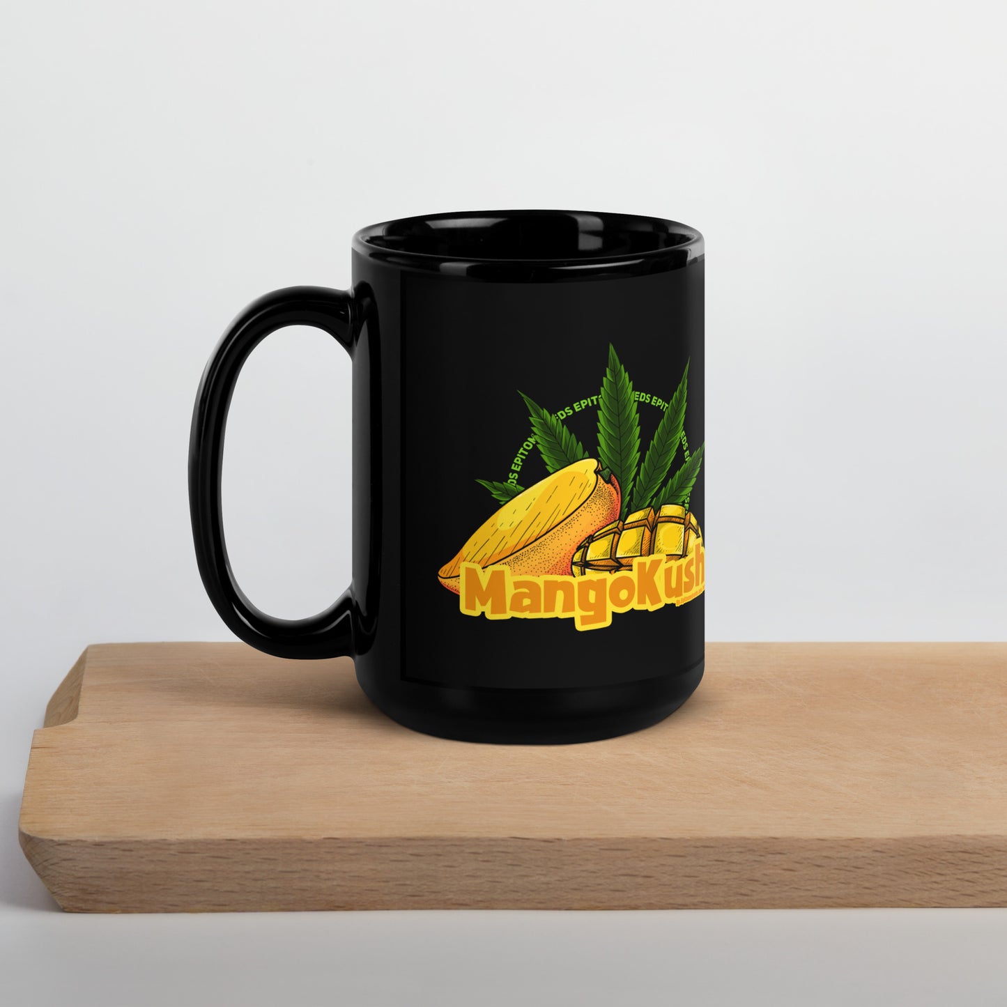 Mango Kush Strain Black Mug