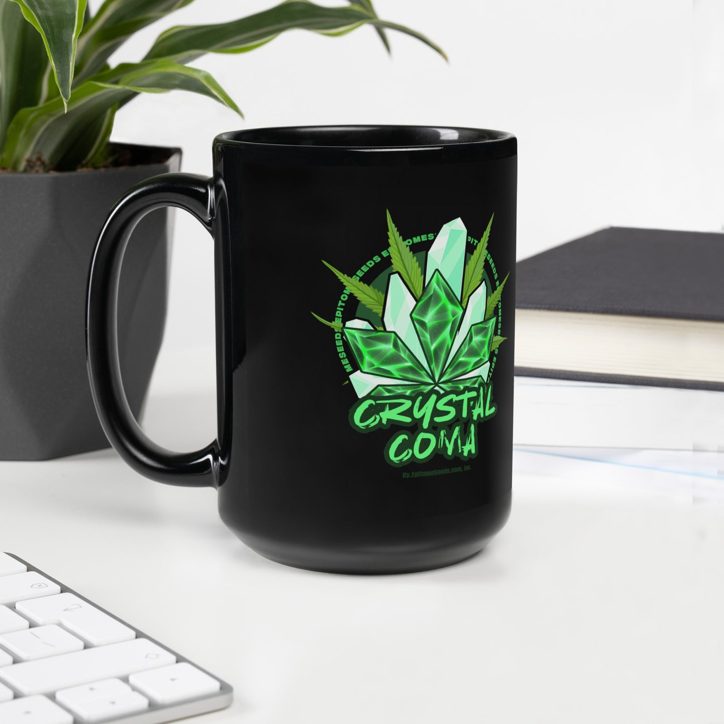 Crystal Coma Strain Black Mug