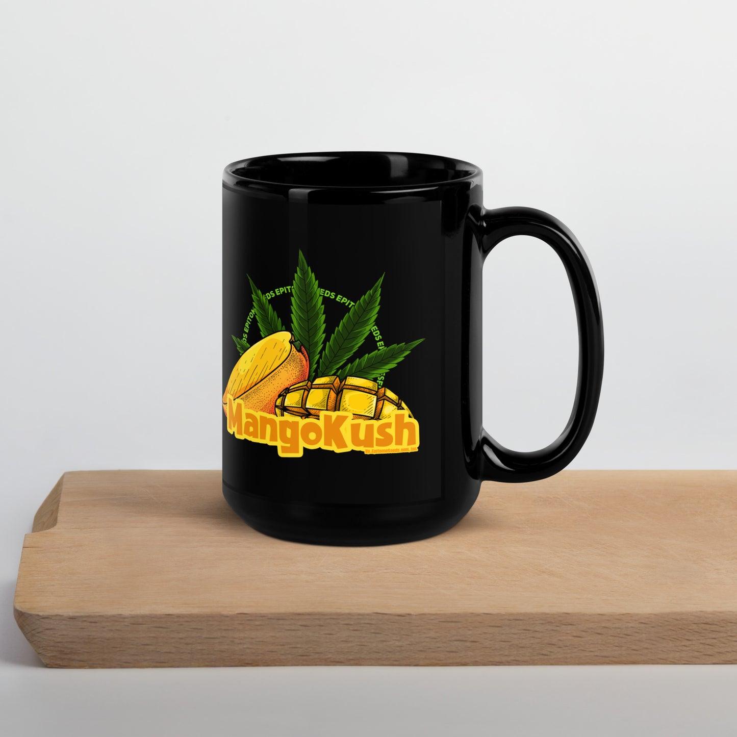 Mango Kush Strain Black Mug