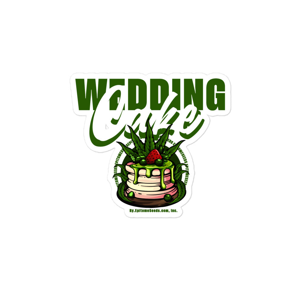 Wedding Cake Strain stickers