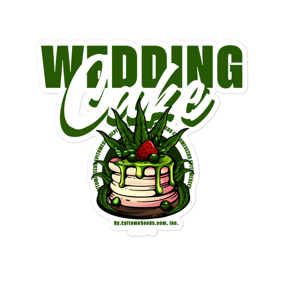 Wedding Cake Strain stickers