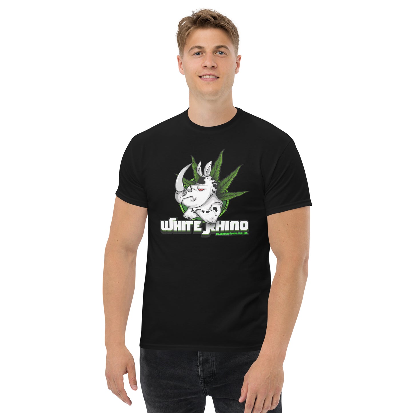 White Rhino Strain T-shirt