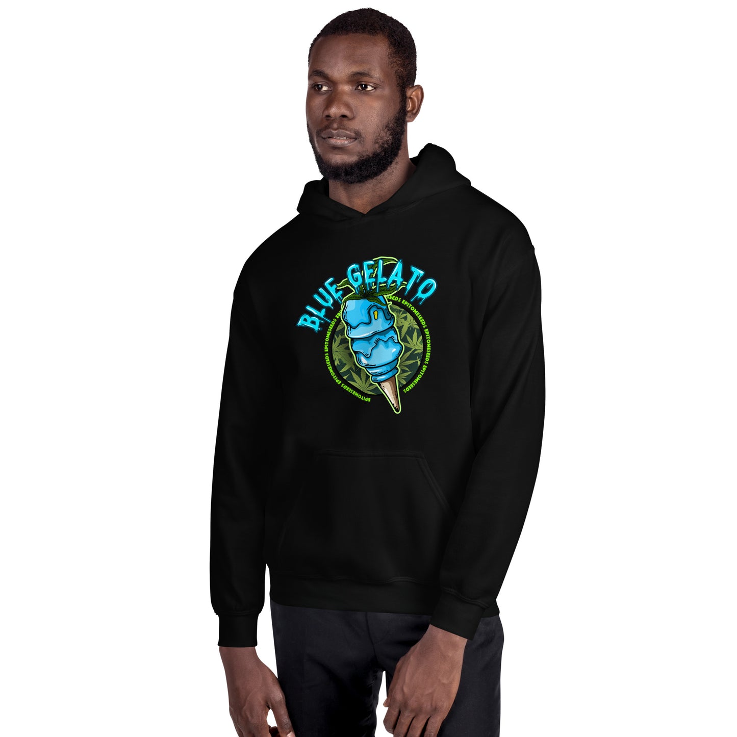 Blue Gelato Strain Hoodie